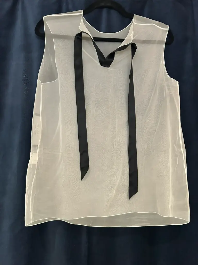 Top en soie Lanvin vintage