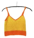 Top crochet orange ME